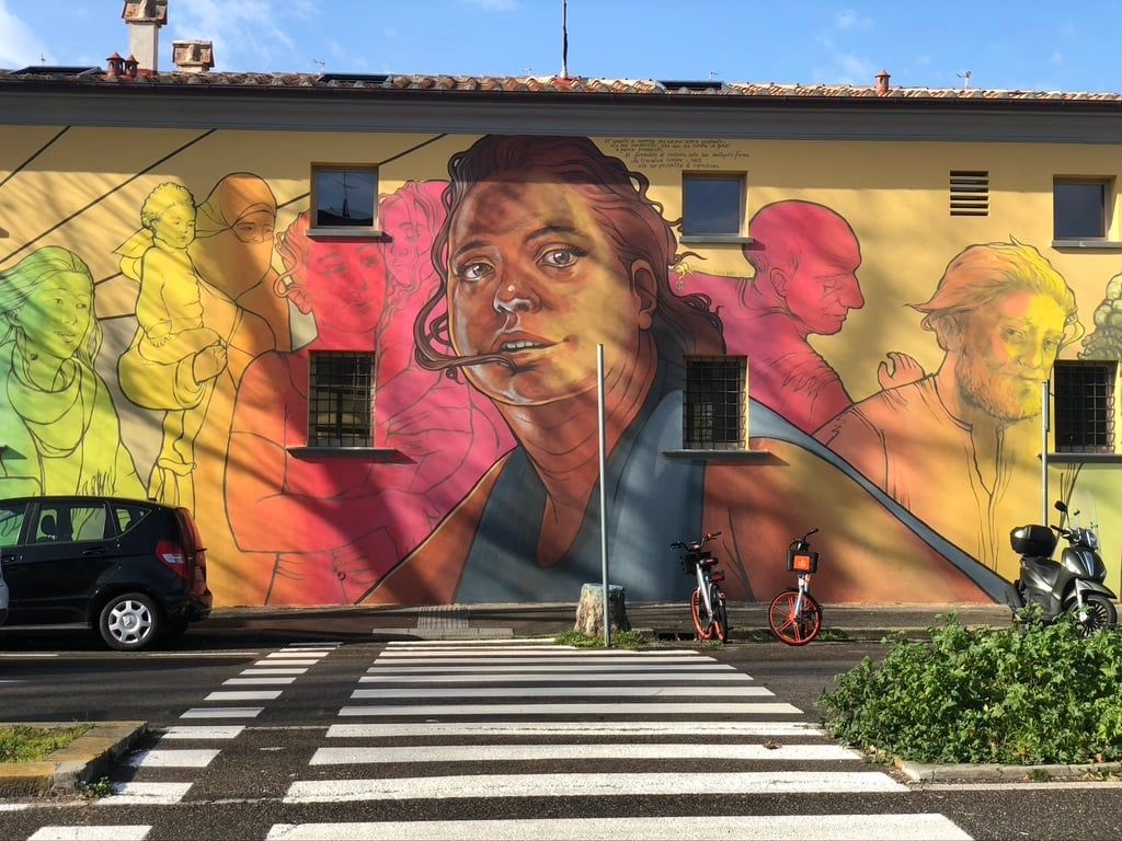 STREET ART IN VIA DI CACIOLLE